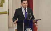 Дејан Антић на промоцији платформе о српским ратним меморијалима у Дому војске у Београду