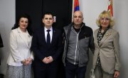 Државни секретар Дејан Антић састао се са "водником Пламеном" - Томиславом Рачићем борцем са Кошара