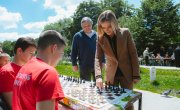 Патријарх Порфирије и министарка Ђурђевић отворили шаховски турнир за децу Космета и Републике Српске