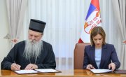 Ђурђевић и Митрополит Теодосије потписали споразум о помоћи народу на КиМ