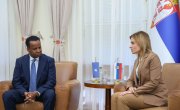 Министарка Ђурђевић Стаменковски са министром спољних послова Сомалије о унапређењу сарадње у областима од заједничког интереса