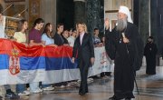 Ђурђевић са патријархом угостила децу из Херцеговине