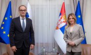 Ђурђевић Стаменковски са потпредседником Владе Словеније о јачању сарадње две земље