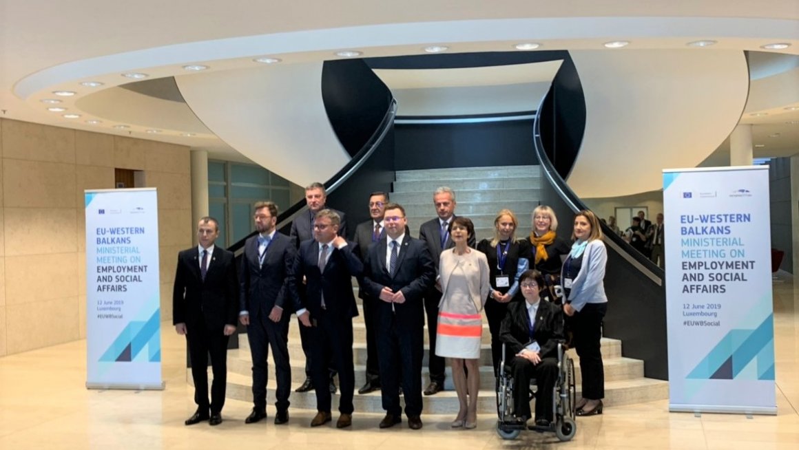 Делегација Министарства на Првом министарском састанку на нивоу Европске уније и земаља западног Балкана у области политике запошљавања и социјалне политике