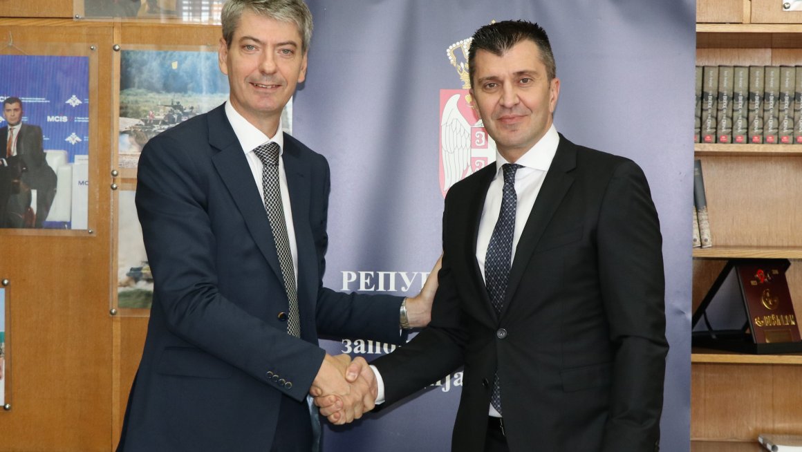 Ђорђевић разговарао са генералним директором Аеродрома „Никола Тесла“ Франсоа Беризоом