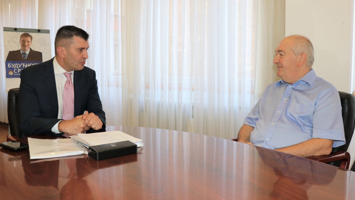 Ђорђевић одржао консултативни састанак са председником Савеза самосталних синдиката 