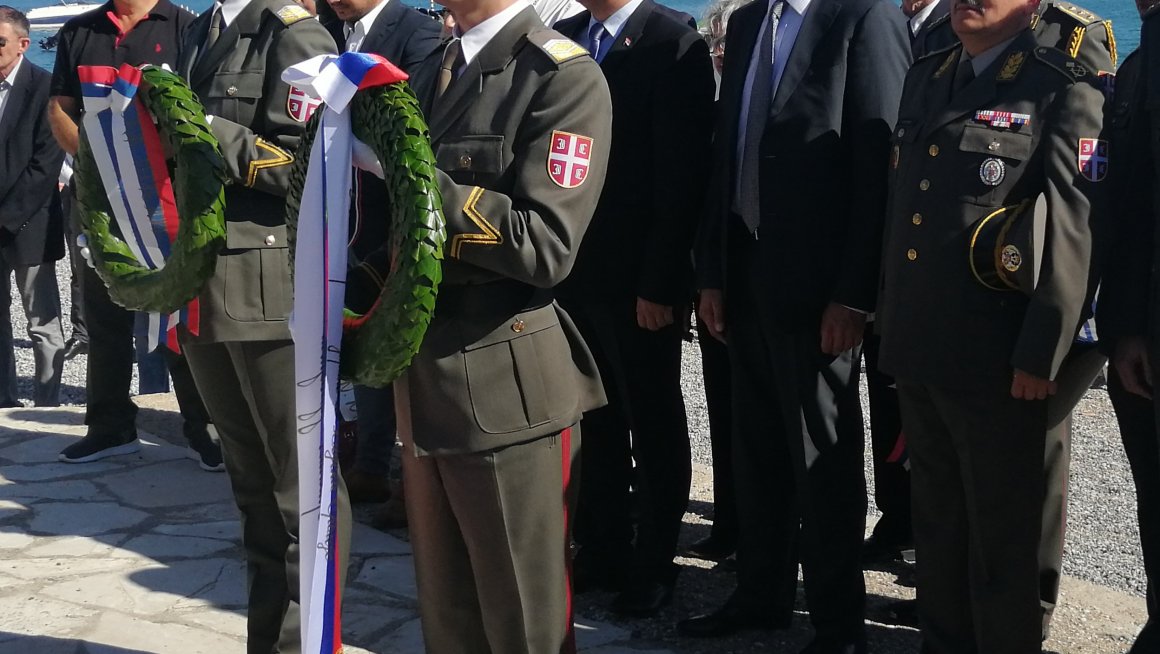 Одржане комеморативне свечаности поводом обележавања 103. годишњице од повлачења српске војске на Острво Крф (Албанска голгота)