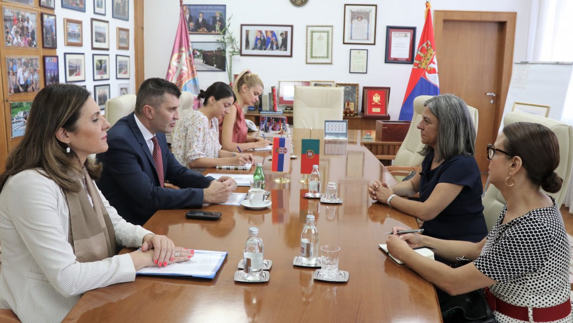 Отварање поглавља о сарадњи Србије и Португала у области у надлежности Министарства за рад, запошљавања, борачких и социјалних питања