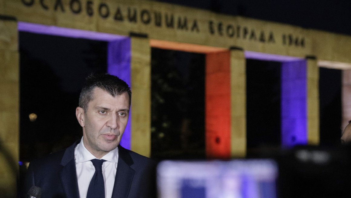 Ђорђевић обишао Гробље ослободилаца Београда поводом свечаног пуштања у рад тробојне расверте