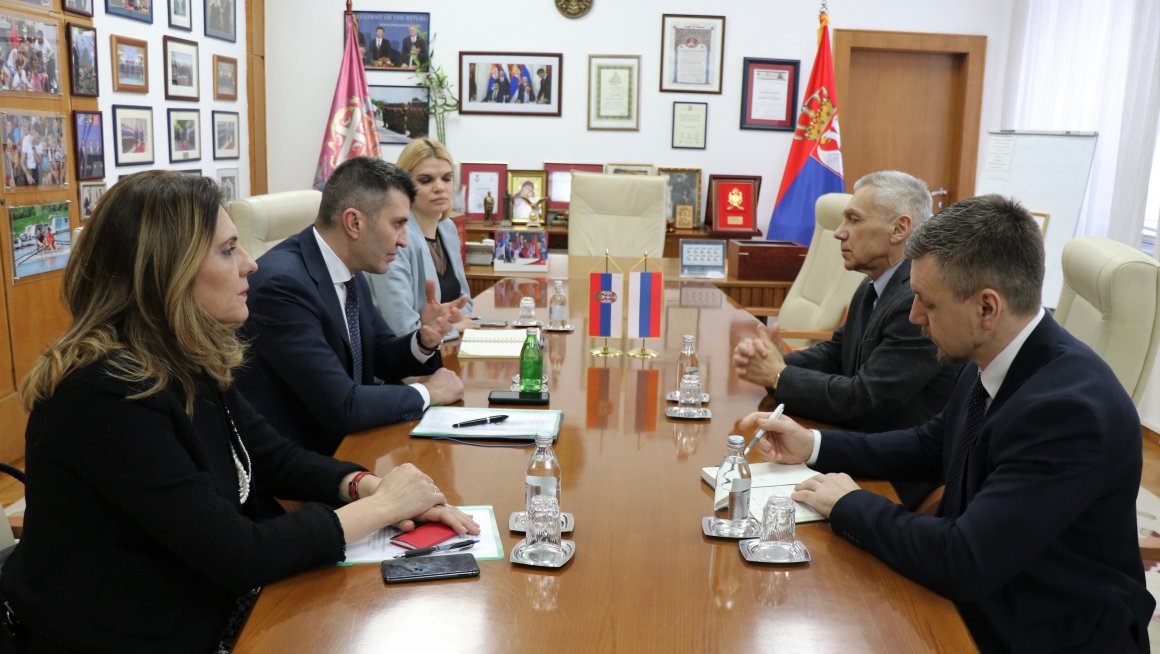 Ђорђевић са амбасадором Руске Федерације о унапређењу билатералне сарадње