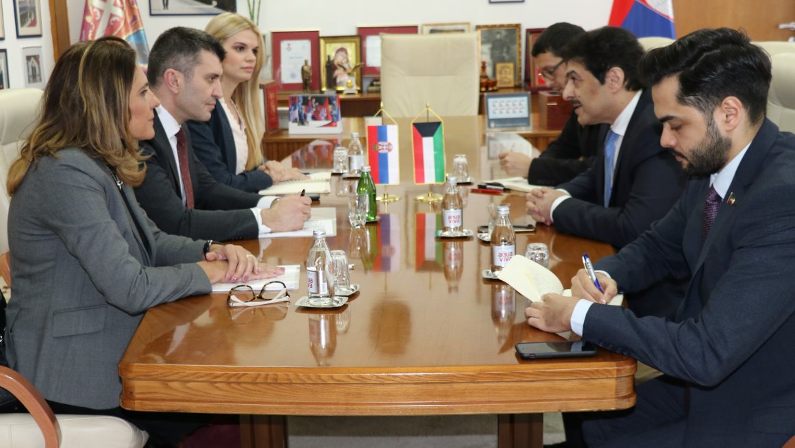 Министар Ђорђевић разговарао са амбасадором Државе Кувајт