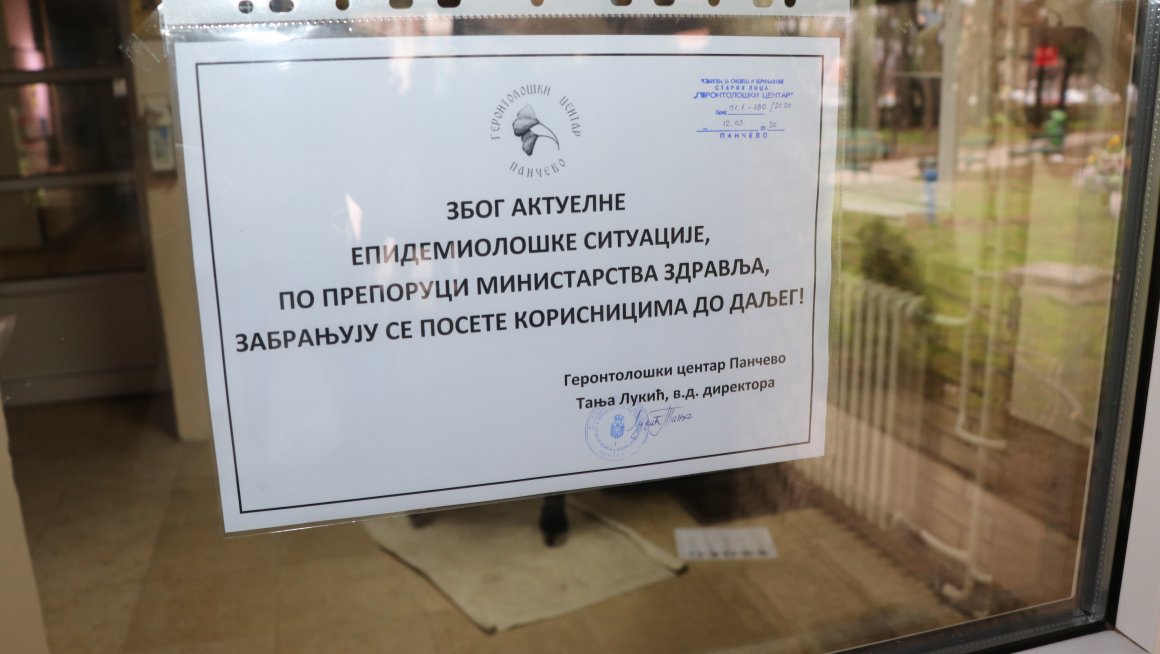 Ђорђевић у контроли у Геронтолошком центру у Панчеву