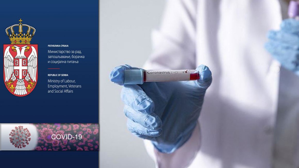 У установама социјалне заштите за смештај корисника заражено 243 корисника и 32 запослена