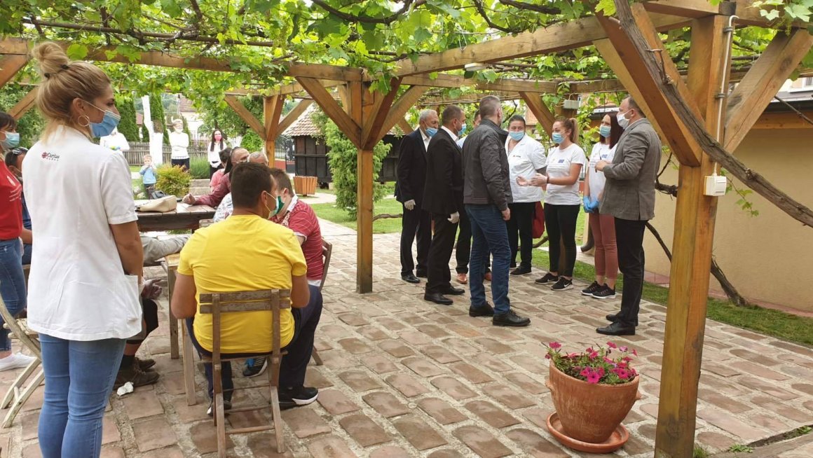 Ђорђевић посетио Дневни центар за боравак особа са менталним сметњама „Авлију одрживог развоја“ у Богатићу