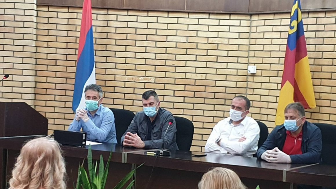 Ђорђевић присуствовао Здравственом кризном штабу у Врању