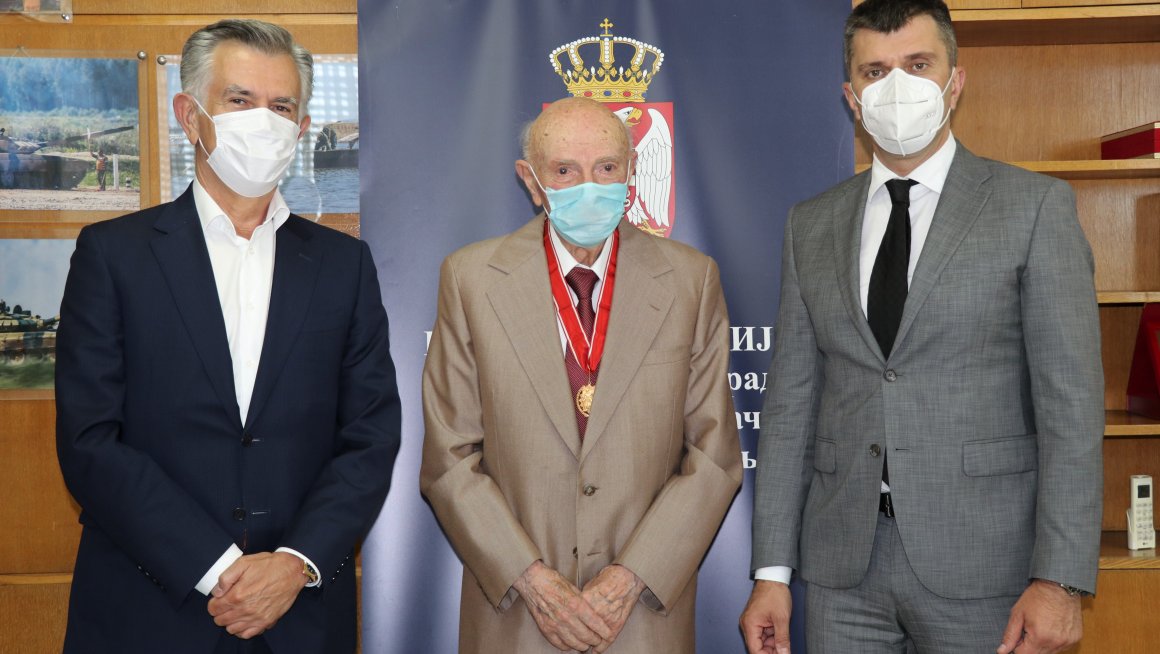 Уручен орден народног хероја Петру Матићу на 100. рођендан