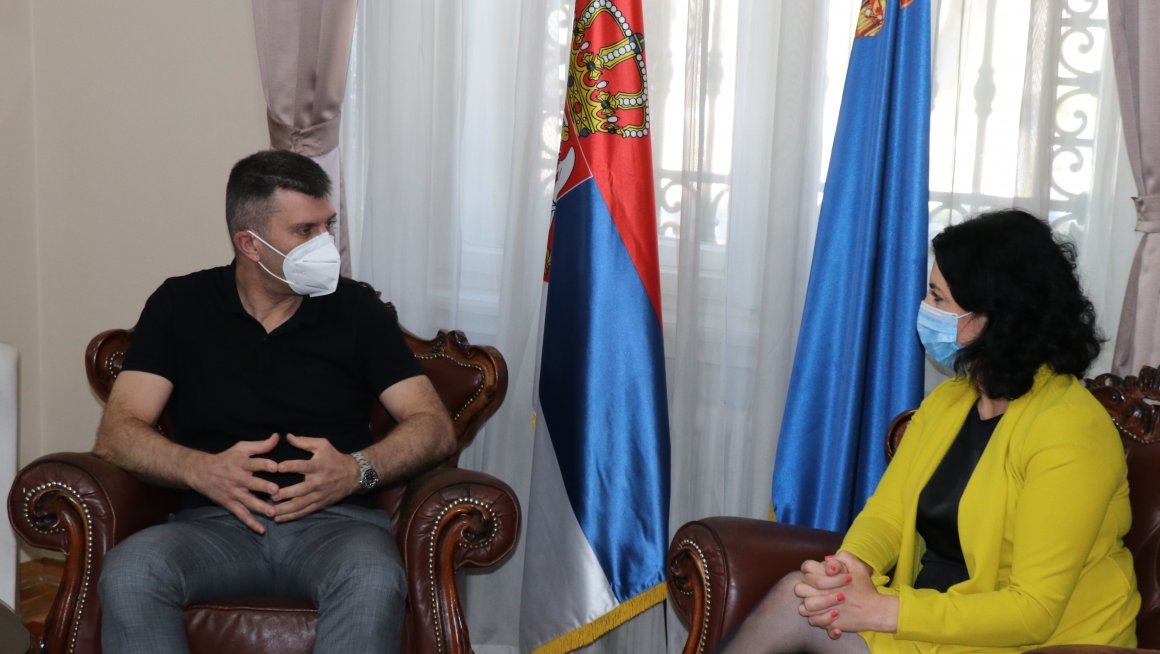 Ђорђевић разговарао са новопостављеном градоначелницом Ниша