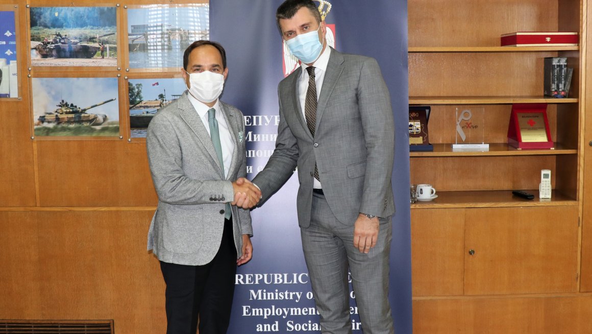 Ђорђевић са амбасадором Турске о завршетку радова на изградњи Материнског дома