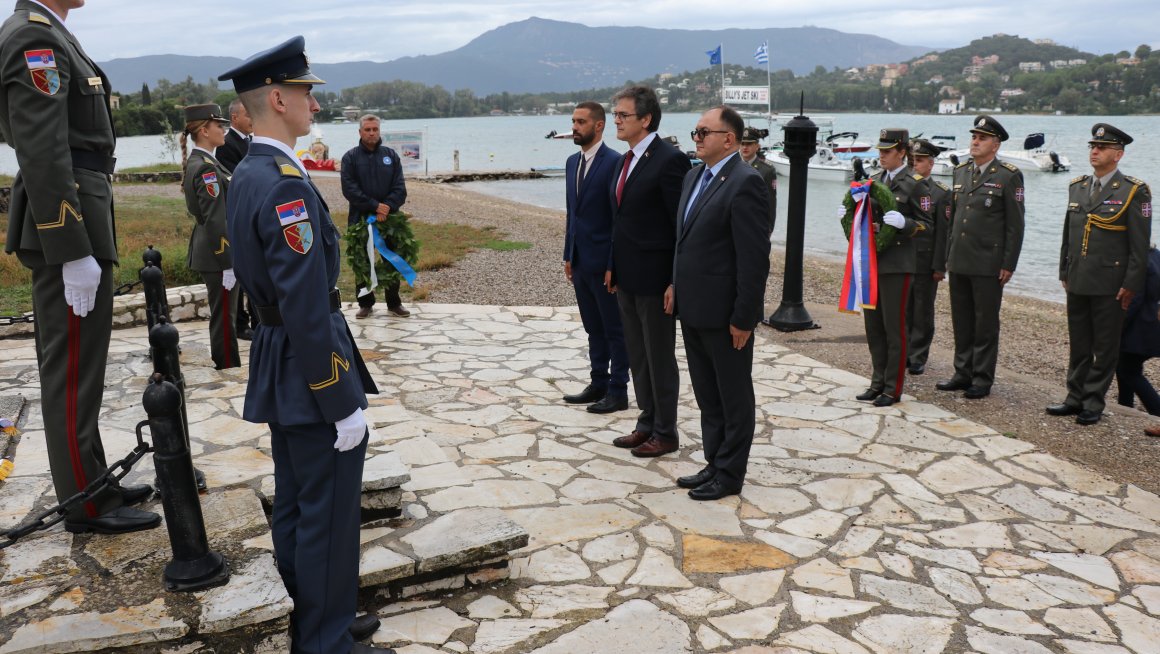 Одржане комеморативне свечаности поводом обележавања 104. годишњице од повлачења српске војске на Острво Крф (Албанска голгота)