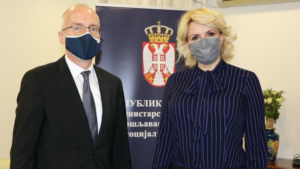 Кисић Тепавчевић са амбасадором немачке о унапређењу сарадње