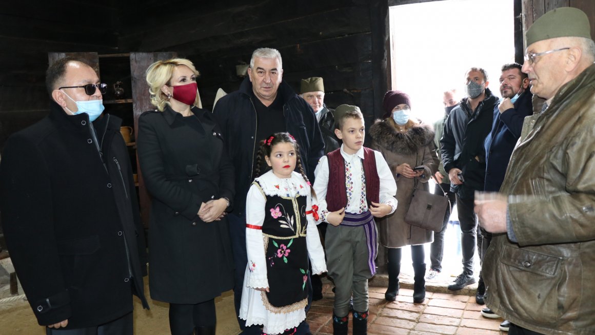 Кисић Тепавчевић у родној кући војводе Живојина Мишића