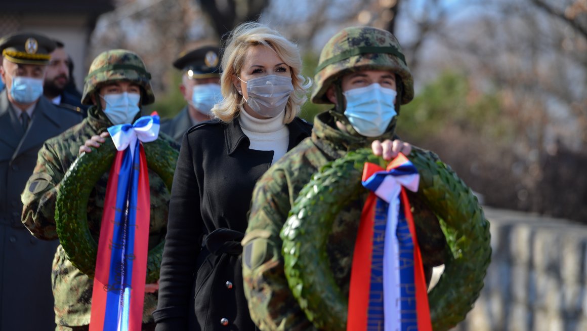 Министарка Кисић Тепавчевић поводом Дана државности Републике Србије положила венац на саркофаг вожда Карађорђа на Опленцу