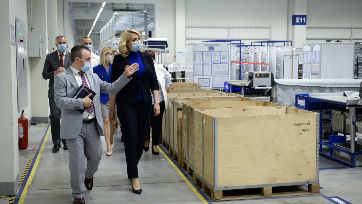 Министарка Кисић Тепавчевић у Краљеву обишла компанију „Леони“