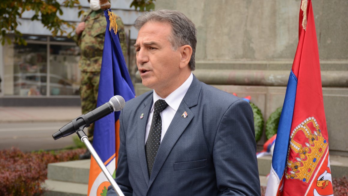 Oдата почаст страдалим српским и француским  војницима у Првом светском рату у Зајечару