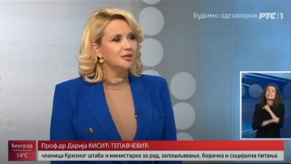 Кисић Тепавчевић за Дневник 2 РТС: Вакцинација нема алтернативу