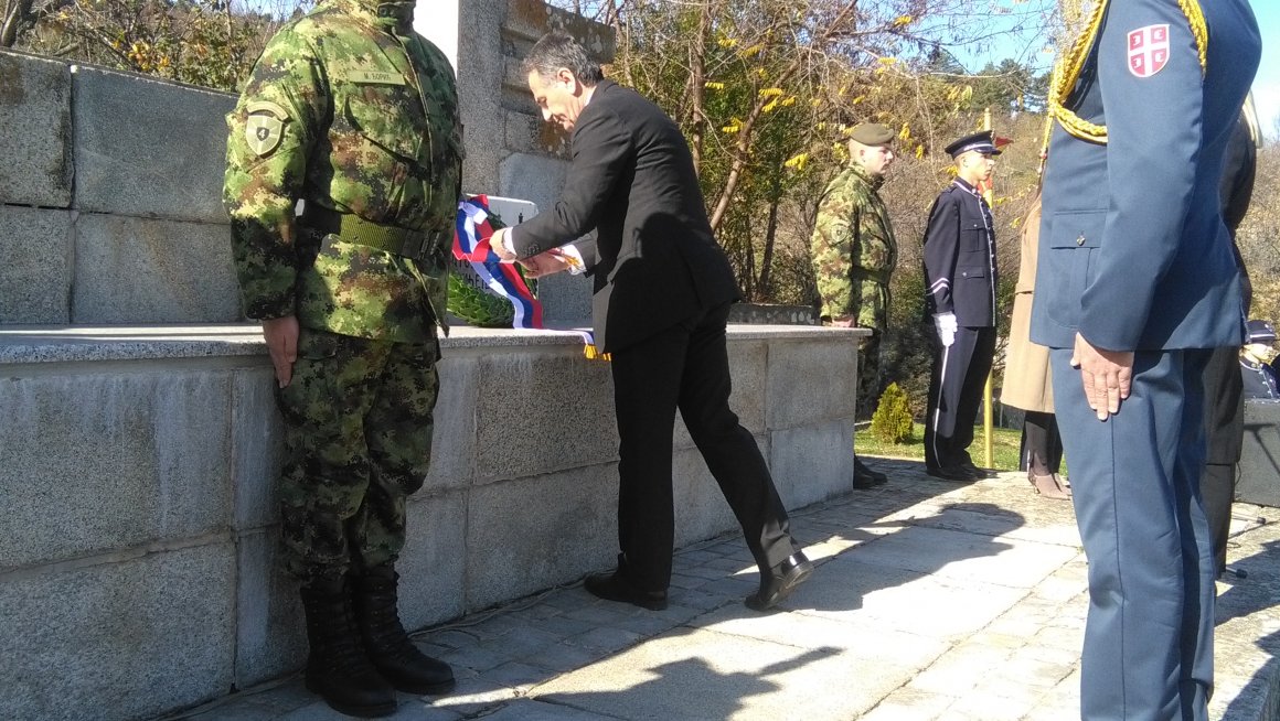 Обележена 103. годишњица Дана примирја у Првом светском  рату на Српском војничком гробљу у Битољу у Републици Северној Македонији