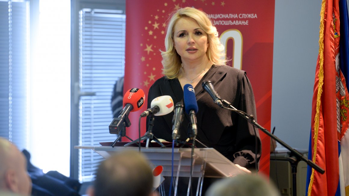 Кисић Тепавчевић на обележавању 100 година НСЗ: Заједничким снагама до још бољих резултата на тржишту рада