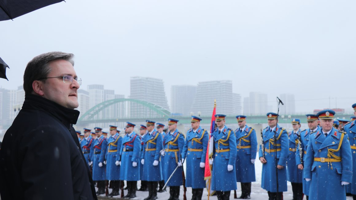 Обележавање Међународног дана сећања на жртве Холокауста,  Старо сајмиште,  Споменик жртава геноцида у Другом светском рату,  говор министра за рад,запошљавање,борачка и социјална питања Николе Селаковића   