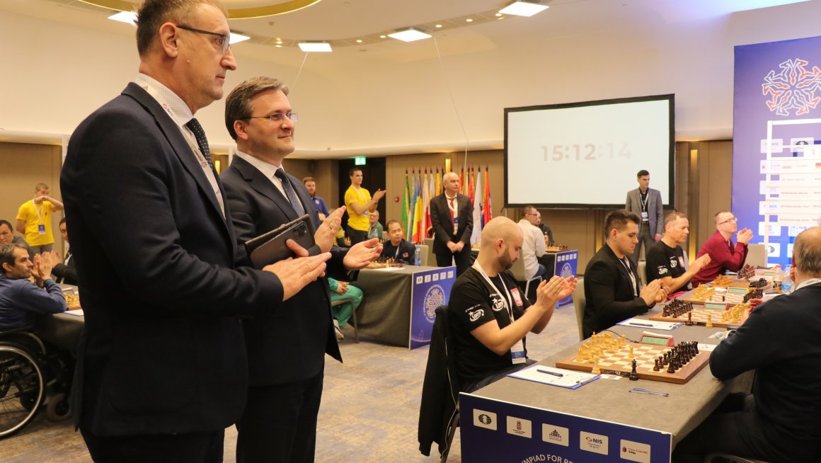 Министар Селаковић на првој ФИДЕ шаховској олимпијади за особе са инвалидитетом 2023