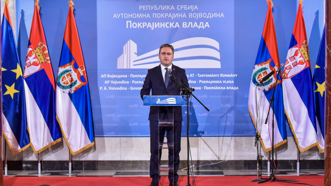 Говор министра за рад, запошљавање, борачка и социјална питања Николе Селаковића на свечаној академији поводом обележавања 175. годишњице Мајске скупштине, Нови Сад