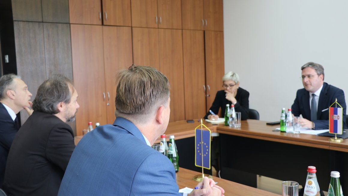 Министар Селаковић и шеф Делегације ЕУ Жиофре о сарадњи у области социјалне заштите