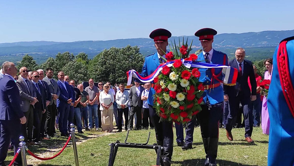 Говор министра Николе Селаковића на обележавању 148. годишњице Устанка у Херцеговини - Невесињске пушке, у селу Крекови, Невесиње