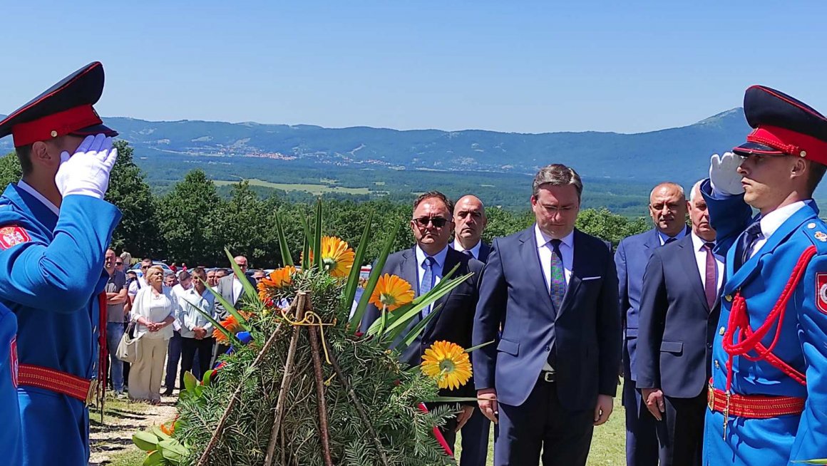 Говор министра Николе Селаковића на обележавању 148. годишњице Устанка у Херцеговини - Невесињске пушке, у селу Крекови, Невесиње