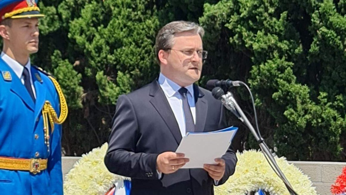 Говор министра за рад, запошљавање, борачка и социјална питања Николе Селаковића на сахрани чувара српског војничког гробља у Солуну Ђорђа Михаиловића