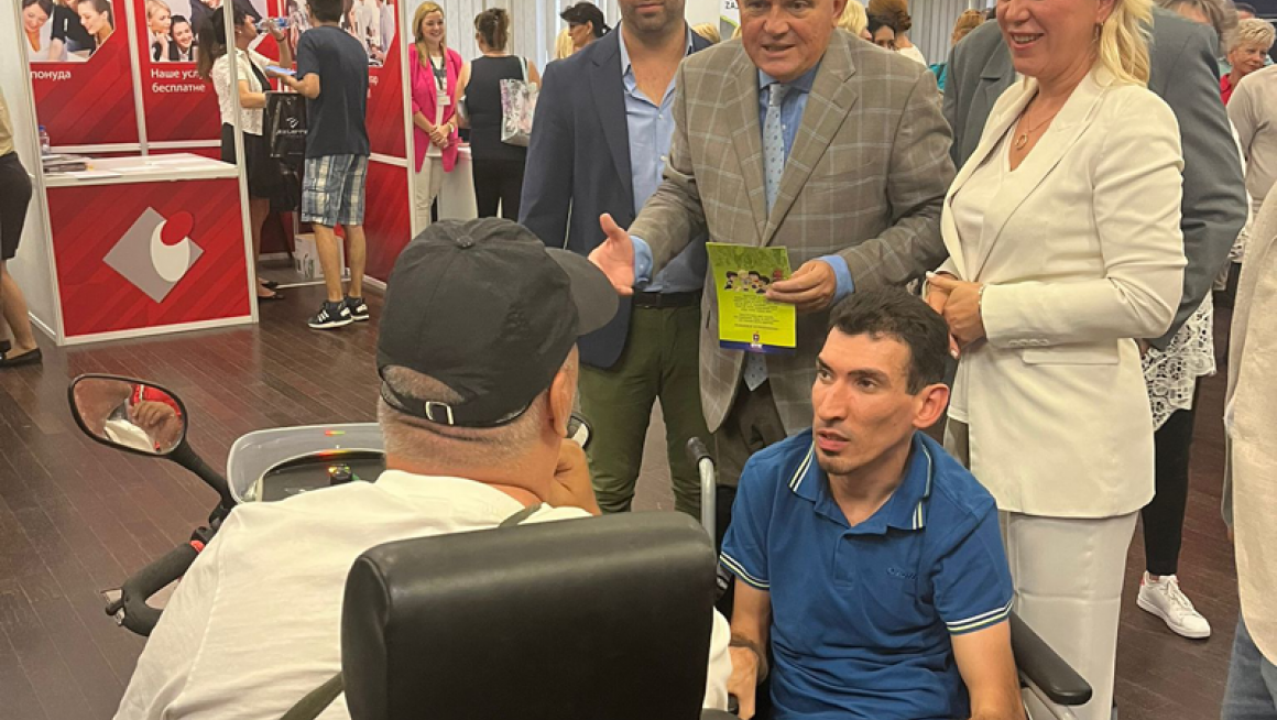 Барошевић на Сајму за запошљавање особа са инвалидитетом