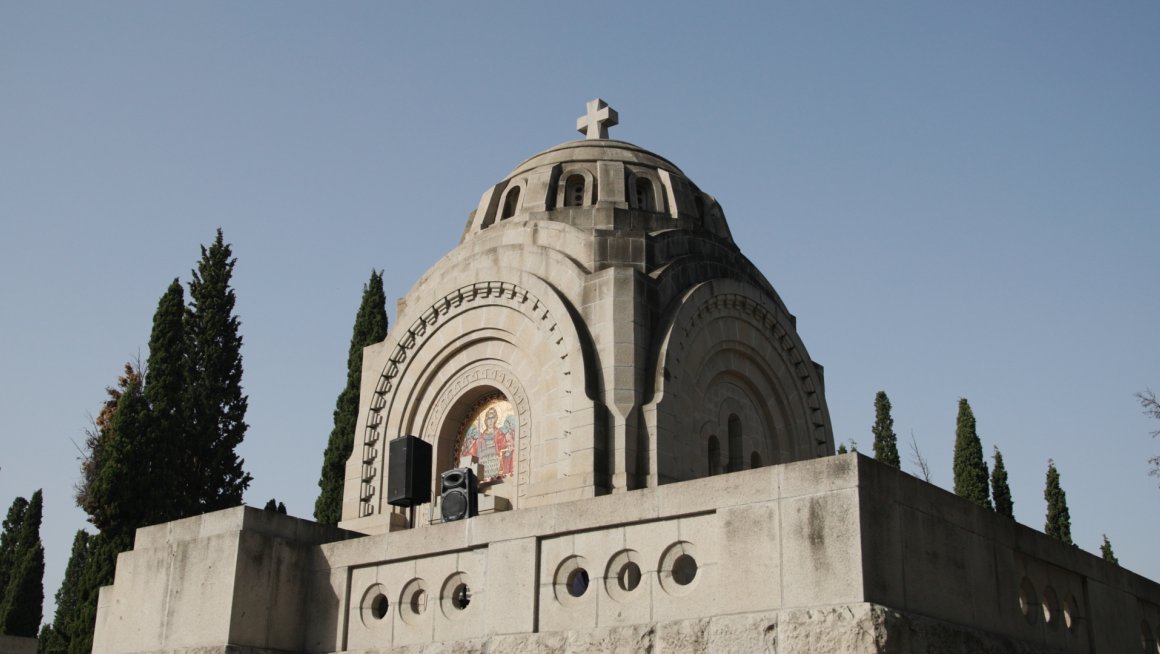 Говор министра за рад, запошљавање, борачка и социјална питања Николе Селаковића након одавања почасти и полагања венацана на Српском војничком гробљу Зејтинлик, на обележавању 105. годишњице пробоја Солунског фронта