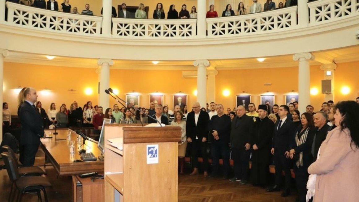 Дејан Антић на додели захвалница младим лекарима из Ниша