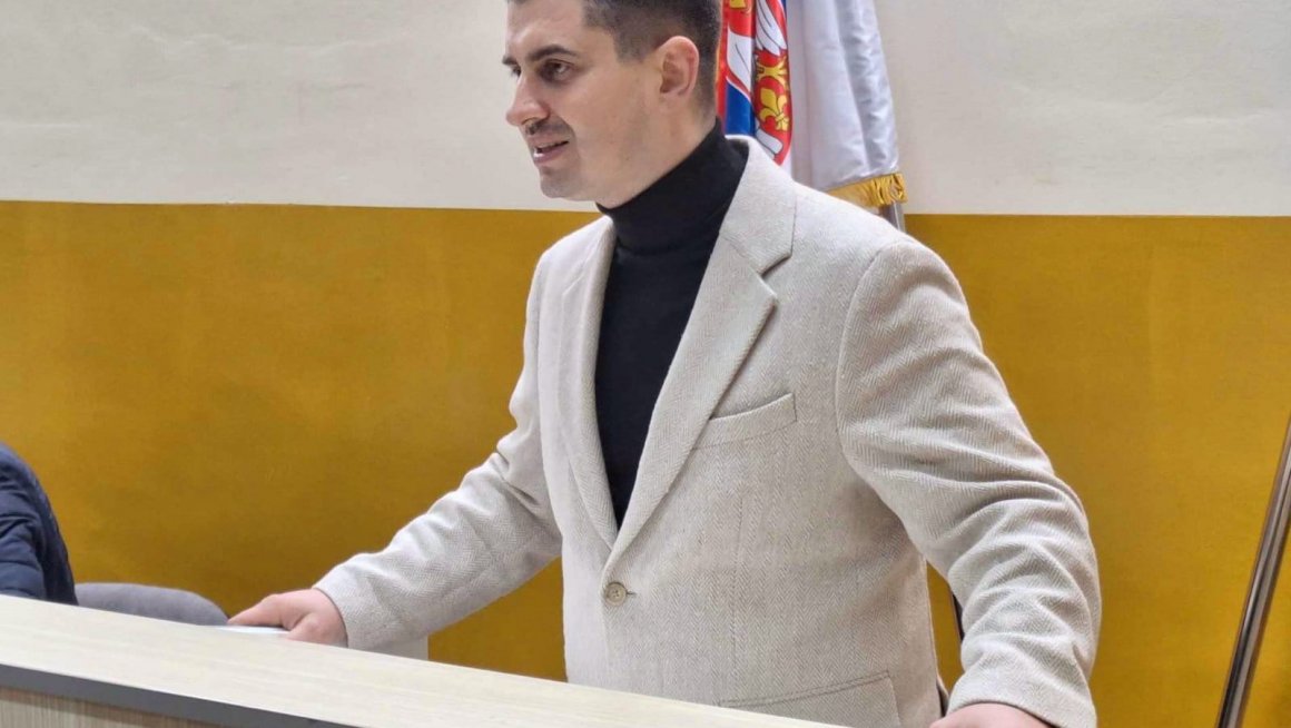 Дејан Антић на оснивачкој скупштини Удружења потомака ратника Србије у Алексинцу