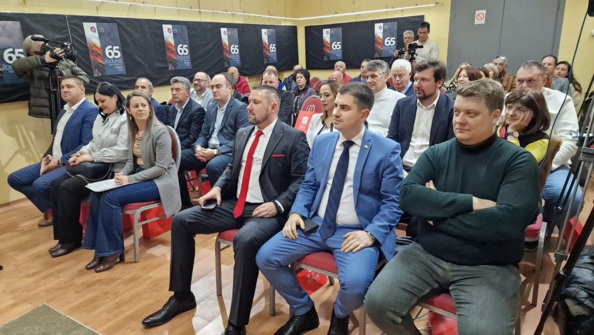 Дејан Антић на обележавању 65.  годишњице од оснивања Дома културе у Грделици 