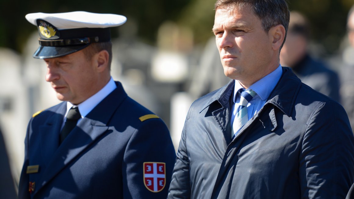 Положени венци и одата почаст страдалим српским и француским  војницима у Првом светском рату у Зајечару