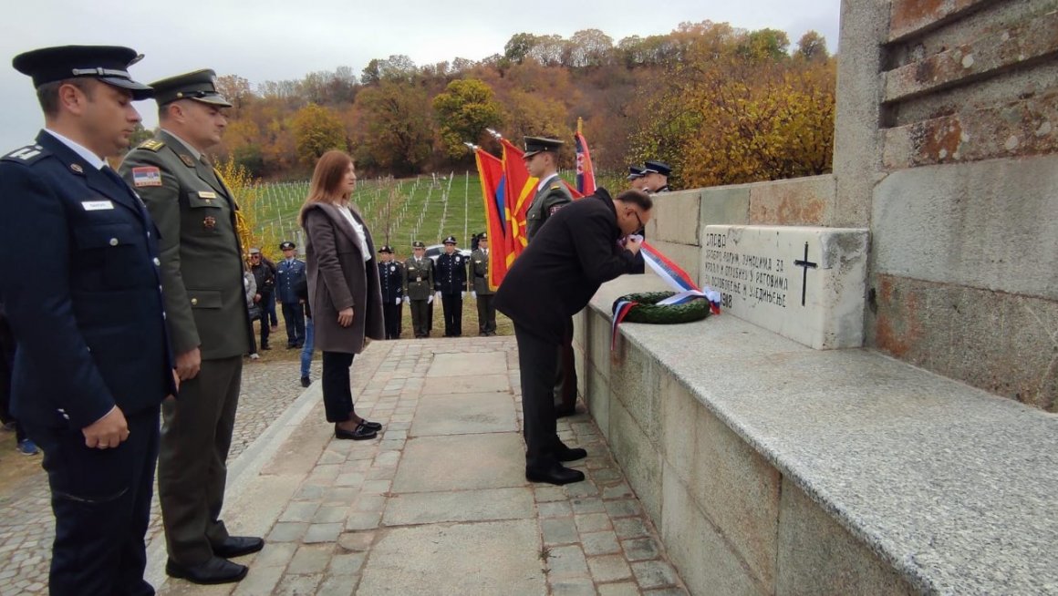 Обележен Да примирја у Првом светском  рату на Српском војничком гробљу у Битољу у Р. Северној Македонији