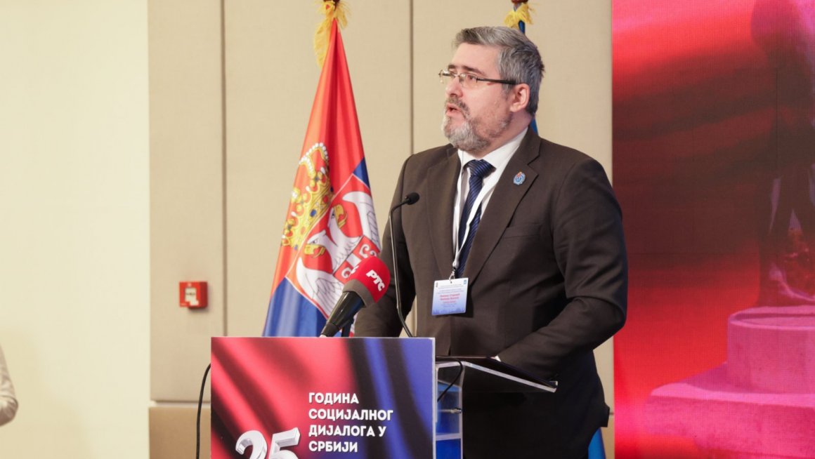 Министар Старовић на Међународној конференцији „25 година социјалног дијалога у Републици Србијиˮ