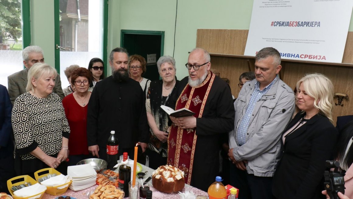 Барошевић на обележавању Спасовдана, крсне славе Градске организације инвалида рада и особа са инвалидитетом Зајечар