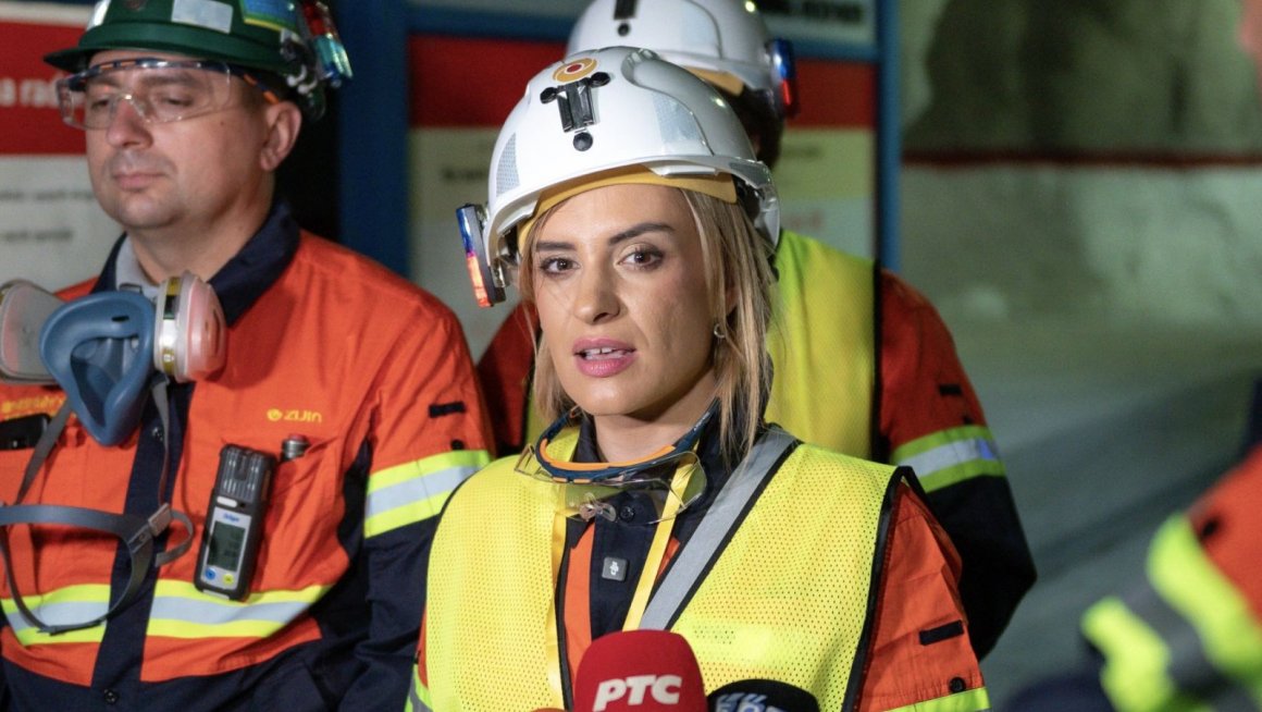 Ђурђевић у посети борском руднику: Рудари су наши хероји